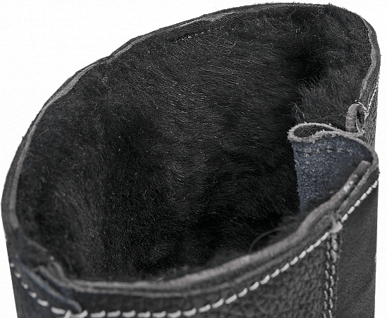 Сапоги OPERATOR с КП нат. мех, кожаные ПУ/ТПУ